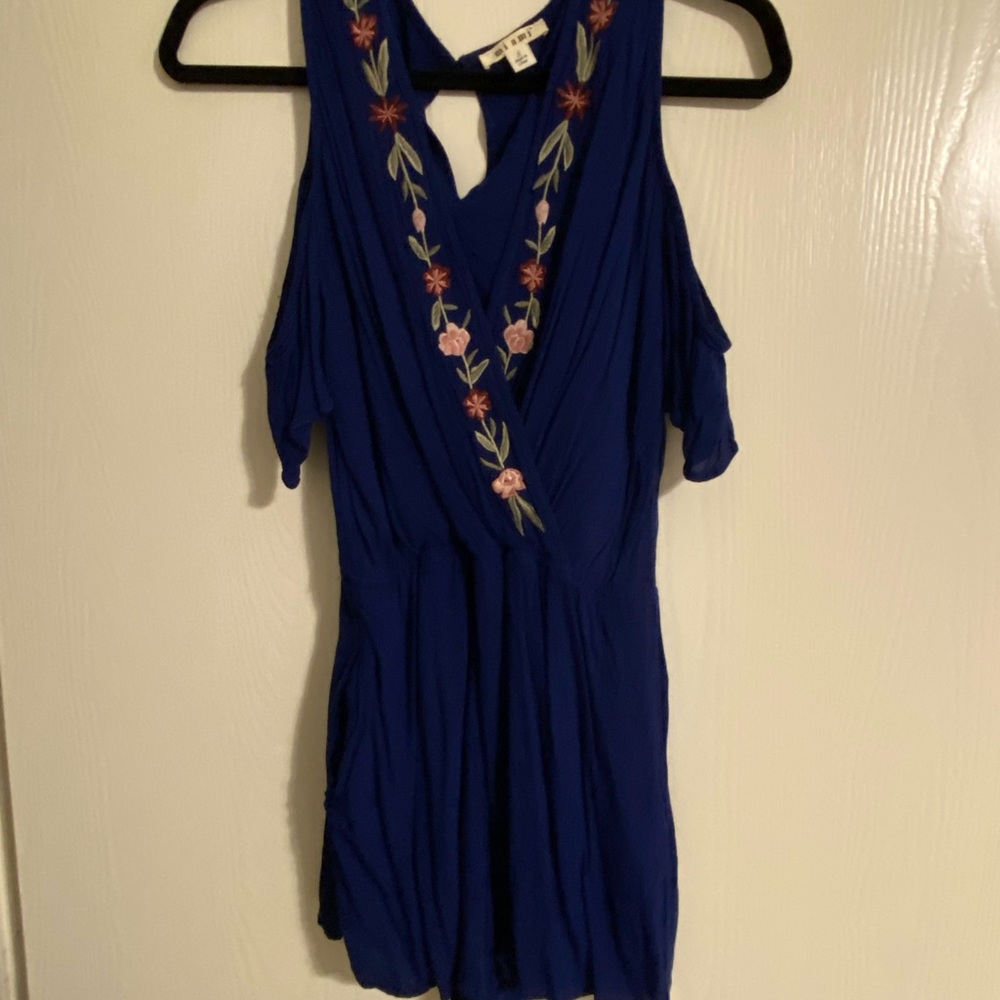 Navy Romper